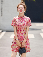 新中式国风短裤套装女2025新款小个子夏日独特绝美穿搭气质两件套，女装套装/套裙，美沁