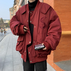 2023春季网红飞行服外套情侣休闲宽松百搭夹克JK09211-P55，男装夹克，星座308B-1