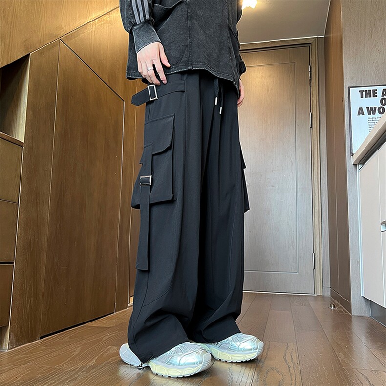 K666-P60M-6XL秋季新款大码美式重磅工装休闲宽松直筒长裤,男装工装外套,星座109-1