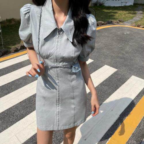 腰包连衣裙，女装连衣裙，MJJ