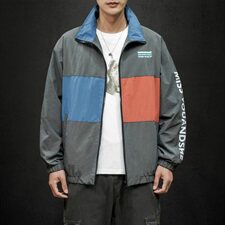 男士外套春秋款韩版潮流夹克上衣宽松休闲百搭棒球服DS872TP50，男装夹克，电商A102