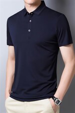 POLO衫男短袖夏季时尚潮流简约上衣男纯色百搭纯色商务休闲，男装T恤，电商B212（原钱塘6029）