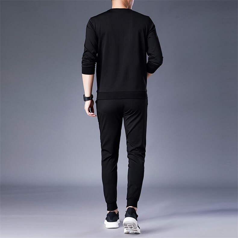 SA8686-3钱塘2020-2时尚休闲新款冬季厚款中青年男士卫衣套装P240,男装休闲套装,钱塘207-2
