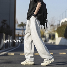 休闲垂顺长裤直筒挺阔有型卫裤美式复古X1530特批：40：72，男装休闲裤，星座718