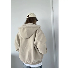 现货高品质美式高街冬季重磅座山雕大毛毛领pu皮棉衣男女加厚外套，男装皮衣，电商A443