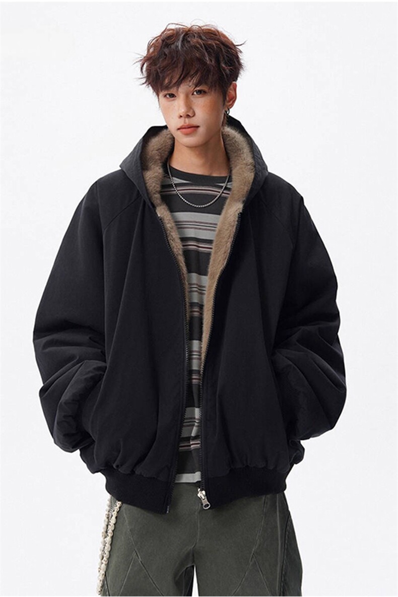 双面穿加绒坐山雕棉衣男xh169-特p90,男装棉衣,电商B367