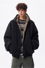 双面穿加绒坐山雕棉衣男xh169-特p90，男装棉衣，电商B367