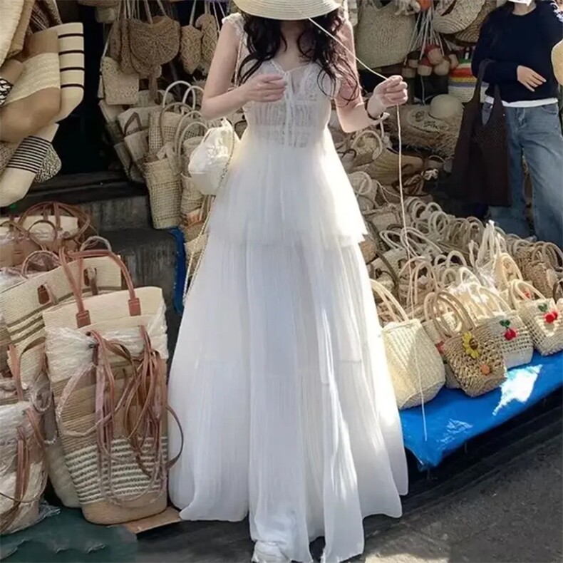 2025年夏季宽松百搭雪纺裙,女装半身裙,唐诺