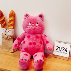 凯强毛绒玩具厂 波点猫