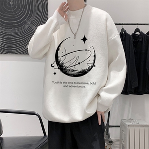 半高领毛衣男大码胖子针织衫毛线衣 M18457-P45 加绒款-P65图片