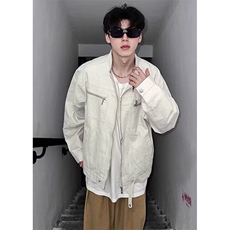 美式百搭潮牌外套男秋冬款复古立领工装哈灵顿夹克JK103，男装夹克，星座1116A（原606A-3）