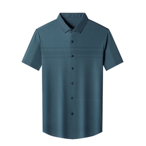 短袖衬衫男士夏季休闲商务中年爸爸装透气薄款上衣服QST926-P60图片