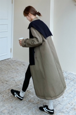 现货90绒围巾披肩两件套羽绒服女中长款2C206-L68-P325-K468，女装羽绒服，2C206