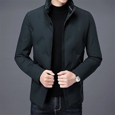 2023新款冬装羽绒服中青年男士加厚保暖防寒立领外套AJY2081-P190，男装羽绒服，电商B212（原钱塘6029）