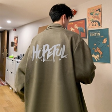 麂皮绒夹克男大码立领褂子外套JK85425-P68加绒款-P78，男装夹克，电商A040