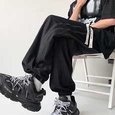 束脚冰丝裤X2435-TP30控价48夏季薄款冰丝裤透气凉感束脚长裤男，男装休闲裤，电商A102-1