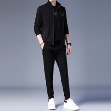 SA8297-3钱塘2020-2冬季新款时尚休闲简约中青年男士卫衣P240，男装休闲套装，钱塘207-2