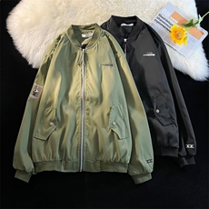 春秋时尚潮长袖ins夹克潮流外穿标准新款气质棒球服夹克H1666P55，男装夹克，星座1116-2