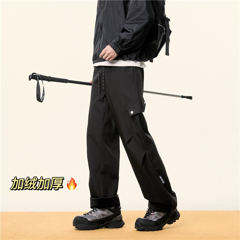 2025冬季新款潮流口袋褶皱防水冲锋裤B315-K23522JR-特p35控68,男装休闲裤,电商B315