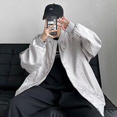 潮牌美式复古飞行员夹克男秋季宽松百搭潮流情侣休闲外套Y266，男装夹克，星座601-1