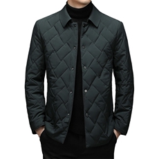 冬季加厚棉服中长款男2023新款翻领中青年保暖男装爸爸装外套上衣，男装棉衣，电商B212（原钱塘6029）