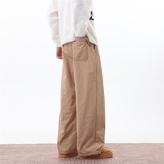 美式复古秋冬加绒棉裤男款休闲裤直筒长裤子K0884-P42，男装棉裤，星座308B-2