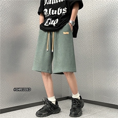 2023夏季新款薄款冰丝裤三色宽松五分裤短裤B315-K23232-P40控55，男装休闲裤，电商B315