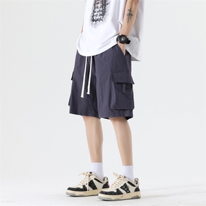 美式高街潮牌工装短裤潮流宽松休闲五分裤A161-DK726-P33图片