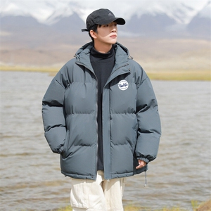 现货 抖音得物可供视频 三防加厚羽绒连帽棉衣外套面包棉服 85527图片