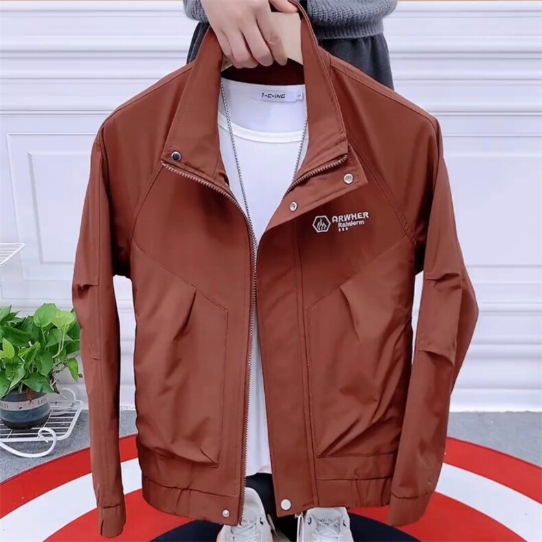 1506-1/JG291/P56夹克工装拉链字母印花冲锋衣上衣外套2025年1，男装夹克，星座1506-1