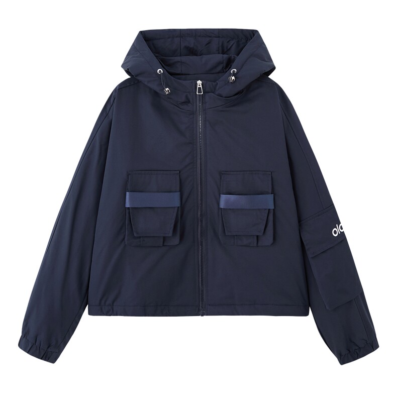 2025年冬季新款时尚短款棉服休闲工装派克服棉衣,女装棉衣/棉服,依路服饰