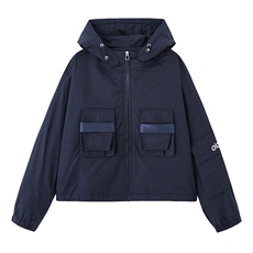 2025年冬季新款时尚短款棉服休闲工装派克服棉衣，女装棉衣/棉服，依路服饰