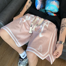 美式印花休闲短裤男夏薄款透气运动篮球五分裤子XZ514-2-1539-P43，男装牛仔裤，星座514-2(原B239)