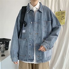 痞帅春秋牛仔外套男潮流百搭褂子韩版上衣服潮牌男夹克JK933-P60，男装夹克，星座1008-1