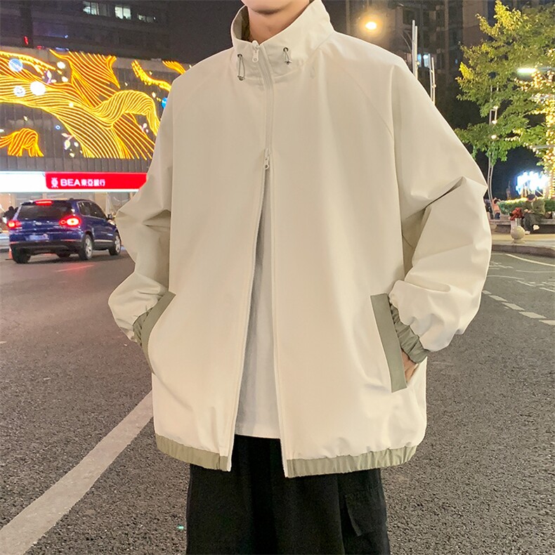 新款现货户外双面穿连帽夹克男冲锋衣外套JK904-P80,男装夹克,星座1204-3