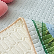 新款大阪印花0.45乳胶凉席三件套，凉席，一起卖家纺