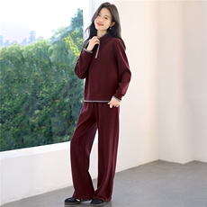 妈妈秋装休闲卫衣两件套新款洋气时尚中老年运动服套装女春秋宽松，女装套装/套裙，涵誉