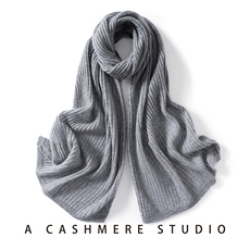 2025新款时尚百搭通勤简约休闲镂空围巾，围巾，思琳羊绒