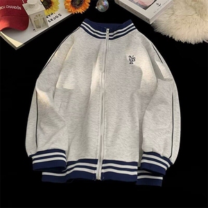 春季刺绣立领运动卫衣男 GX611 P50图片