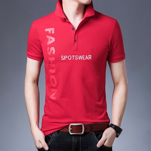 保罗polo衫男2023夏季新款潮流刺绣翻领上衣宽松黑色商务体图片