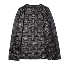 高端轻奢真皮绵羊皮羽绒服西装男脱卸羽绒内胆绵羊皮西服皮衣外套，男装西服，钱塘723