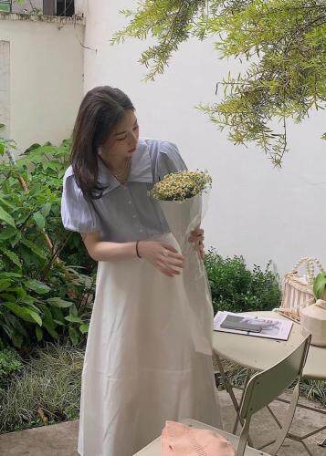 【现货】OURS.夏季新款褶皱翻领小衫，女装，OURS