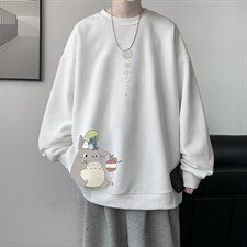 圆领卫衣男大码加厚加绒长袖t恤男S6152-P28加绒款-P33，男装卫衣，电商A040