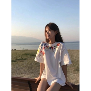 印花短袖T恤 夏季潮流T恤衫 纯棉 310A-4-T102-特批20图片