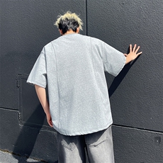 YK86048-P3250%棉50涤凉感面料短袖T恤男款夏季，男装T恤，电商A086-1