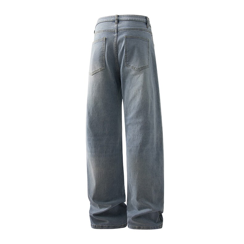 高品质！显瘦直筒裤窄版弹力牛仔裤男A080-7501-P50控68,男装牛仔裤,电商A080