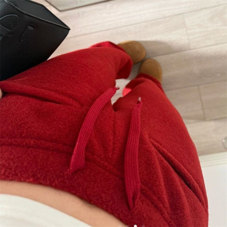 1506-1/KK32741/P52加绒加厚一字口袋休闲裤垂感休闲阔腿长裤男女,男装卫衣,星座1506-1
