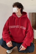 CC1006-TP65控价88新年2023港风字母刺绣连帽卫衣男学生连帽衫，男装卫衣，电商A102-1