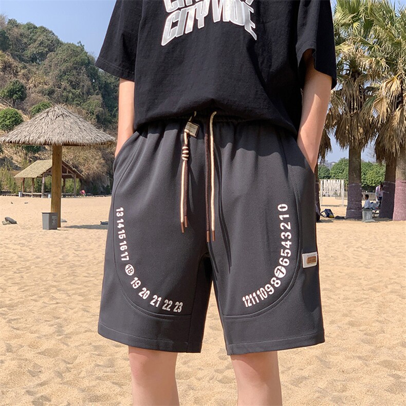 2024美式短裤男重磅300克菠萝格抖音得物五分裤女-2404批22控48,男装牛仔裤,星座207