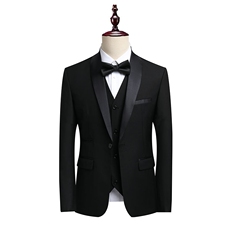 JS8606-X-D-KJP115跨境单西修身婚礼西服青果领青年正装结婚西装，男装西服，星座510A-3